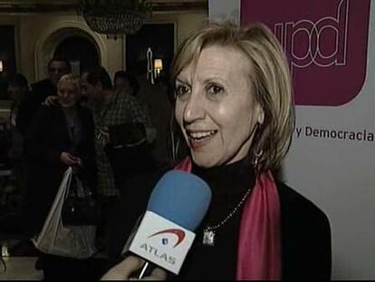 Rosa Díez: "No daremos a nadie un cheque en blanco"