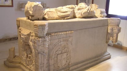 The tomb of Toledo Archbishop Alonso Carrillo de Acuña, where the frieze was positioned.