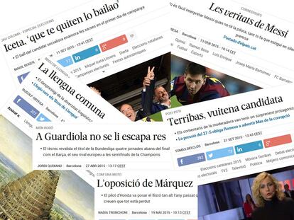 <p>A elpais.cat hem apostat des del primer dia pels textos d'autor. Al blog Jau Coloma en <a href="http://cat.elpais.com/autor/maiol_roger/a/" target="_blank">Maiol Roger</a> recull els temes que més es mouen a les xarxes socials. En <a href="http://cat.elpais.com/autor/rudolf_ortega/a/" target="_blank">Rufolf Ortega</a> reflexiona setmanalment sobre la llengua catalana al 'Brou de llengua' i en <a href="http://cat.elpais.com/autor/tomas_delclos/a/" target="_blank">Tomàs Delclós</a> analitza en els seus reculls de premsa el que es diu als altres mitjans de comunicació. En <a href="http://cat.elpais.com/autor/ramon_besa/a/" target="_blank">Ramon Besa</a> opina sobre l'actualitat esportiva al 'Corredisses', mentre que en <a href="http://cat.elpais.com/autor/jordi_quixano/a/" target="_blank">Jordi Quixano</a> ens parla de les lligues internacionals al 'Món rodó'. La <a href="http://cat.elpais.com/autor/nadia_tronchoni/a/" target="_blank">Nadia Tronchoni</a> s'encarrega d'acostar-nos al món del motor a 'Com una moto'.</p>