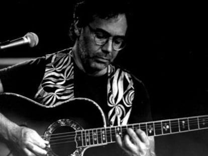 El guitarrista Al Di Meola en el Festival Internacional de Jazz de Vitoria de 1994.