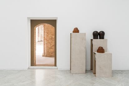Imagen de la exposición ‘La danza mudanza’, en El Centro Andaluz de Arte Contemporáneo (CAAC).