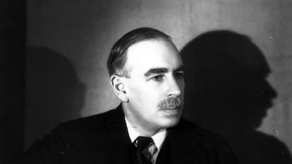 John Maynard Keynes por volta de 1938.