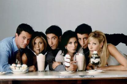 El reparto de <i>Friends.</i>