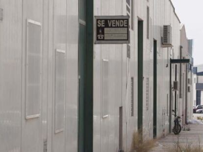 Una calle del pol&iacute;gono El Pastoret de Mon&ograve;ver. 