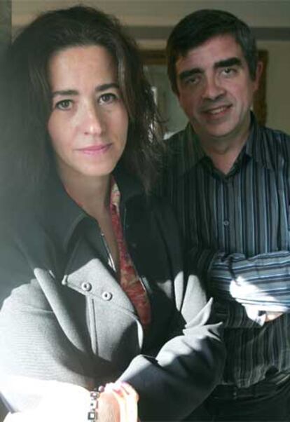 Elisabet Cabeza y Esteve Riambau.