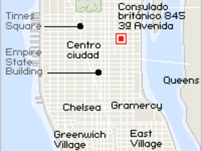 Consulado británico en Manhattan, Nueva York