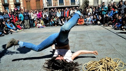 Uno de los espect&aacute;culos de danza celebrado esta ma&ntilde;ana en Alcal&aacute;.