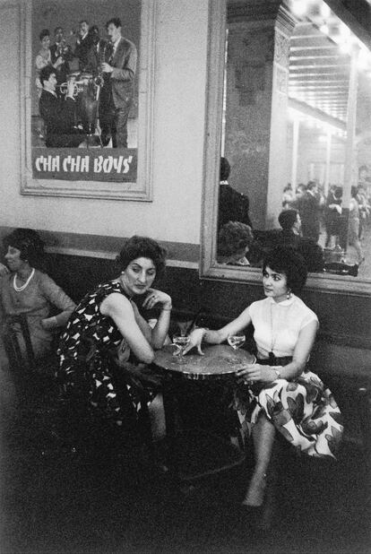 Spanish maids photographed by Jean-Philippe Charbonnier, on display at the museum. 