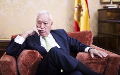 José Manuel García-Margallo en una entrevista en 2014.