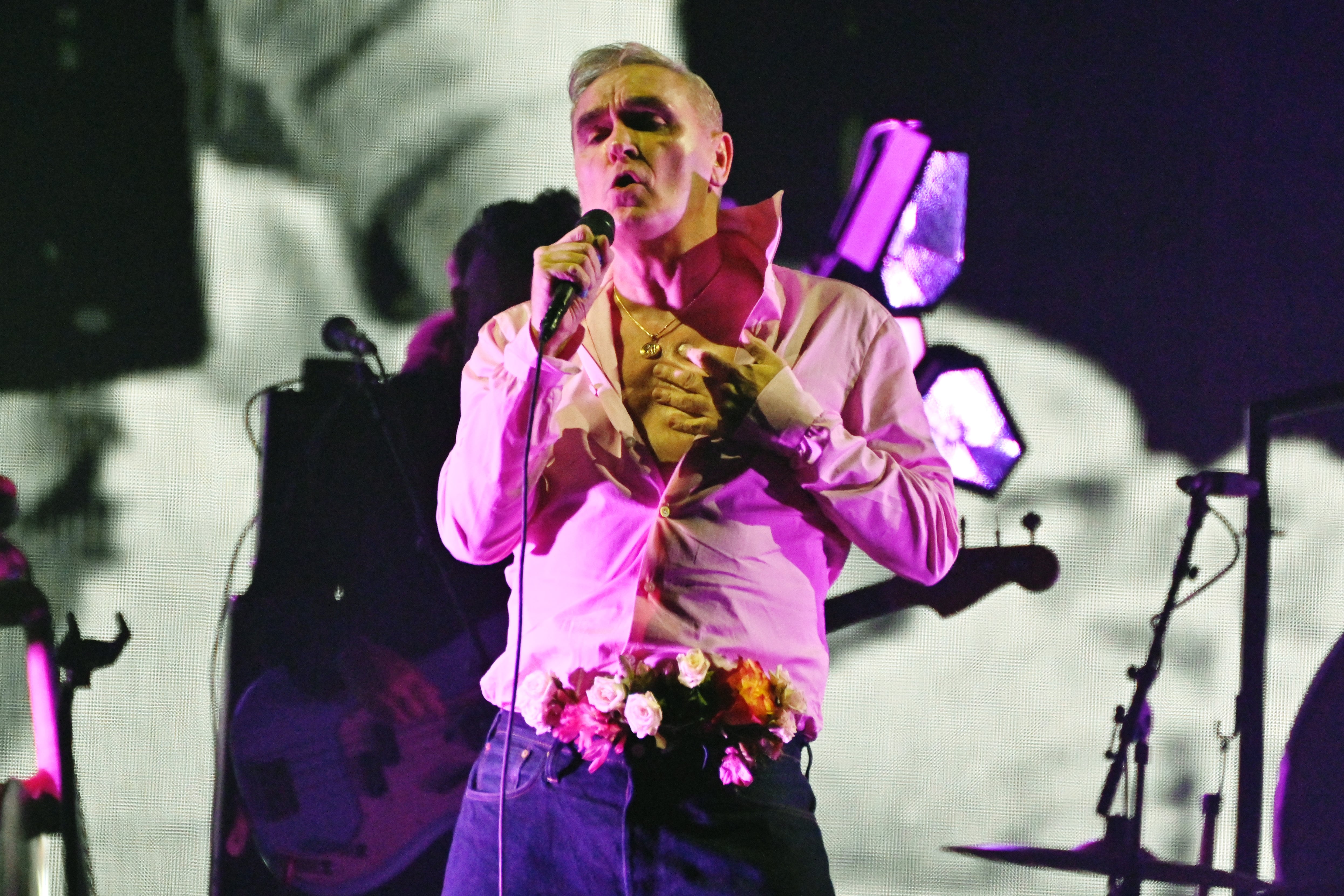 Morrissey actuando el pasado 28 de febrero en el O2 Arena de Londres. 