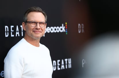 El actor Christian Slater, en el estreno de su última serie, 'Doctor Muerte', en Los Ángeles el pasado julio.