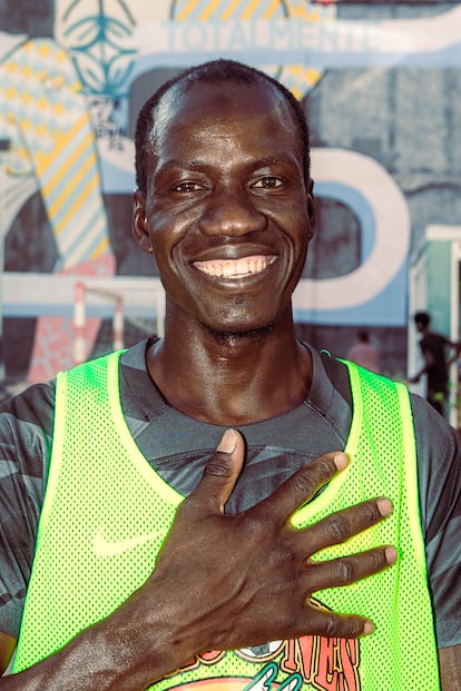 Sangulé, jugador de los Dragones de Lavapiés. 