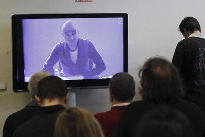 Ángel Vicioso, en su declaración por videoconferencia.