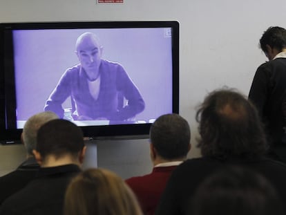 Ángel Vicioso, en su declaración por videoconferencia.