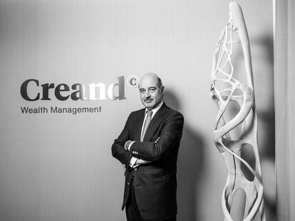 Marcos Ojeda, consejero director general de Creand Wealth Managment, en su sede, en Madrid.