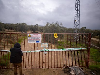 Cierre de una plantación de cáñamo en la provincia de Cádiz.