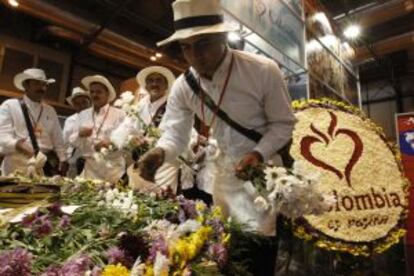 Stand de Colombia en la edición Fitur 2014.