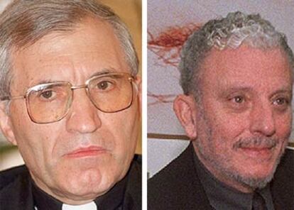 El cardenal Antonio María Rouco (izquierda) y Kiko Argüello.