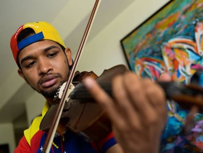 El violinista venezolano Willy Arteaga.
