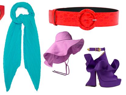De izquierda a derecha: Balenciaga, Etnia Barcelona, Bimba & Lola, Issey Miyake, Attico, Rejina Pyo y Angradema.