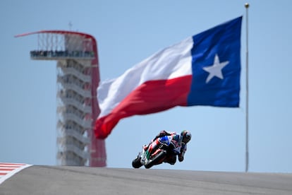 El español Álex Rins, durante el GP de las Américas, este domingo en Austin (EE UU).