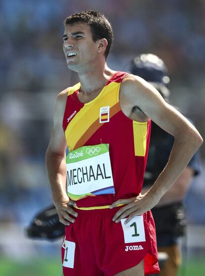 Mechaal, durante los Juegos.
