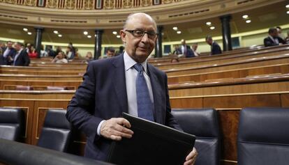 El ministro de Hacienda, Cristóbal Montoro.