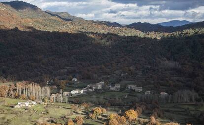 Vista de Nocito, que pertenece al municipio de Nueno, en la comarca de La Hoya (Huesca).