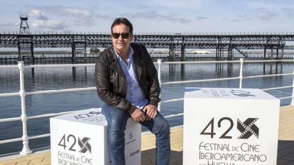El actor y director cubano Jorge Perugorría, en Huelva.