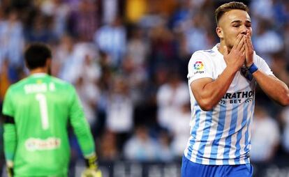 Ontiveros celebra su gol.