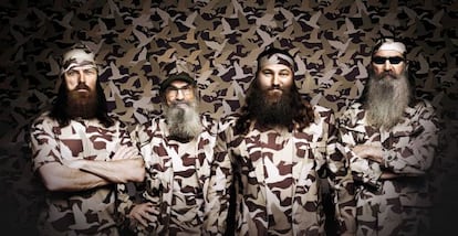 Los protagonistas de 'Duck Dinasty'.