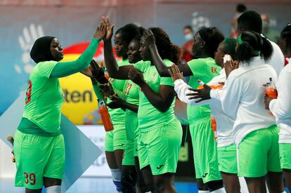 Jugadoras Camerun balonmano