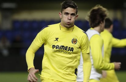 Gabriel, en un partido de Copa.