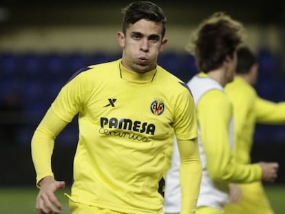 Gabriel, en un partido de Copa.