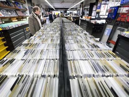 La tienda de Disco 100, en Barcelona.