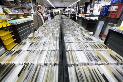 La tienda de Disco 100, en Barcelona.