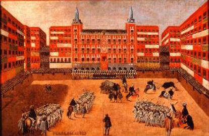 Ilustración de la Plaza Mayor.