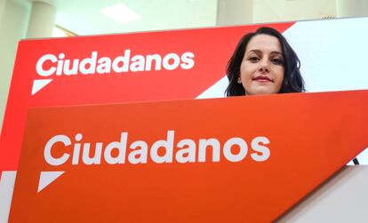 Inés Arrimadas, portavoz parlamentaria de Cs.
