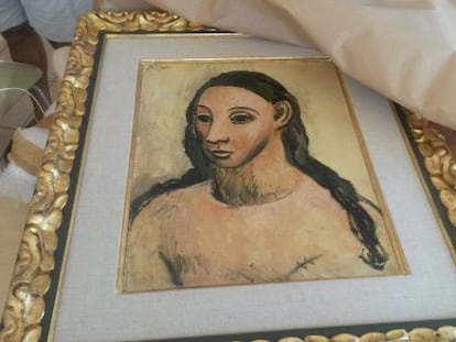 &#039;Cabeza de mujer joven&#039;, de Picasso, valorado en 26 millones de euros, propiedad de Jamie Bot&iacute;n.