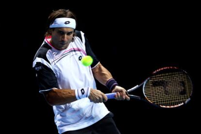 Ferrer, durante el partido.