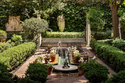 El segundo jardín del museo de Sorolla, en Madrid.