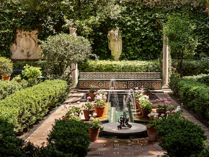 El segundo jardín del museo de Sorolla, en Madrid.