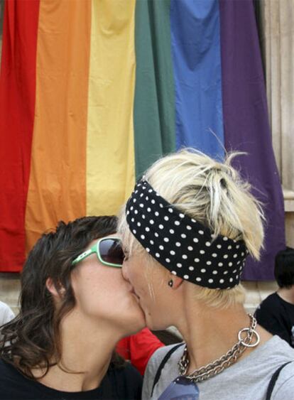 Marcha por la visibilidad lésbica en Murcia.