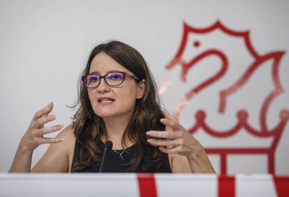 La vicepresidenta del Consell, Mónica Oltra. 