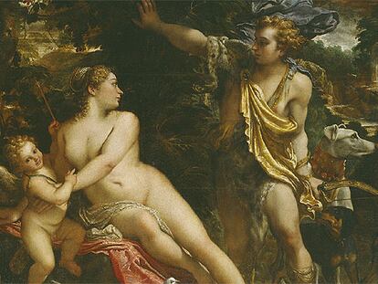 'Venus, Adonis y Cupido' (1588-1590), de Annibale Carracci.