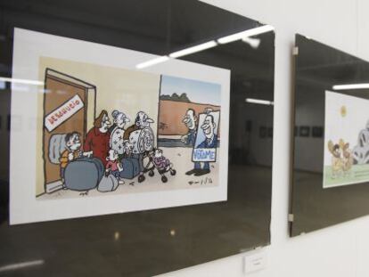 Exposición sobre desahucios en Alicante