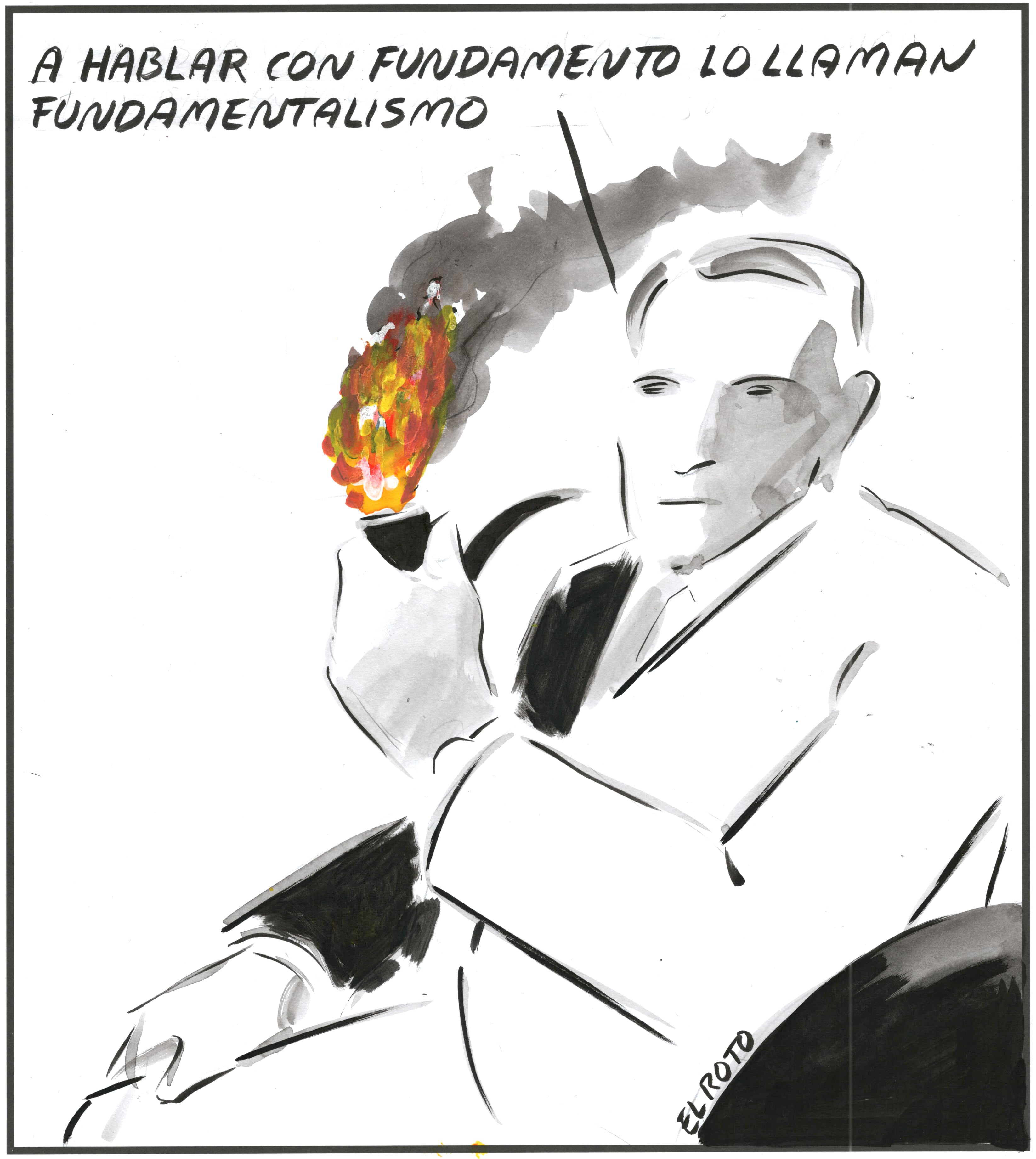 El Roto: fundamentalismo