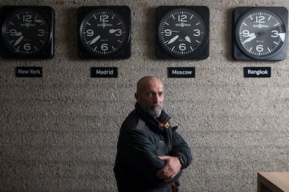 Felipe Turover en el 'lobby' de un hotel de Madrid.