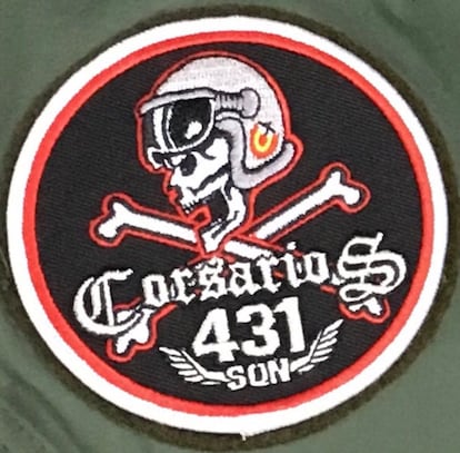 Escudo de los Corsarios del 43 grupo.