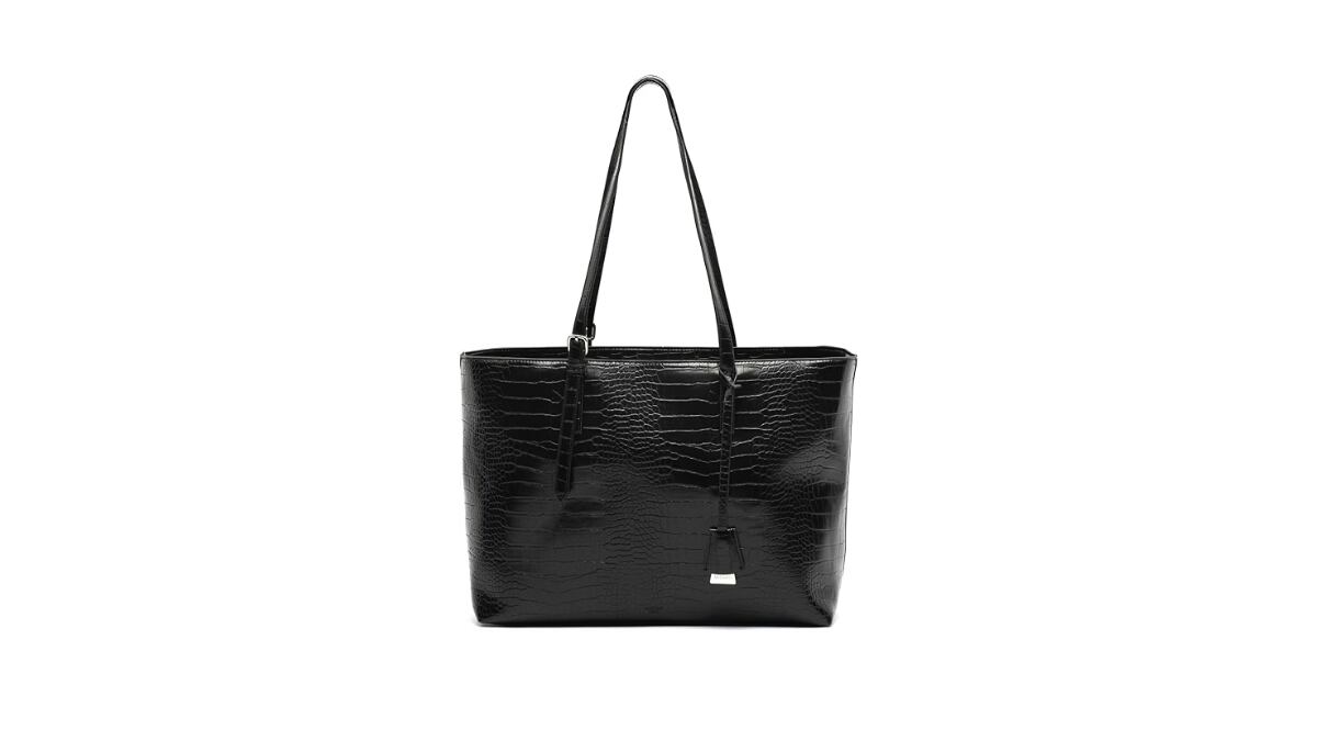 Bolso efecto piel y textura granulada de MISAKO.